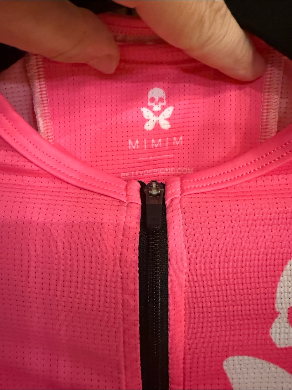 Betty Designs Pink Betty Pro Short Sleeve Triathlon Race Suit size medium - Picture 7 of 10